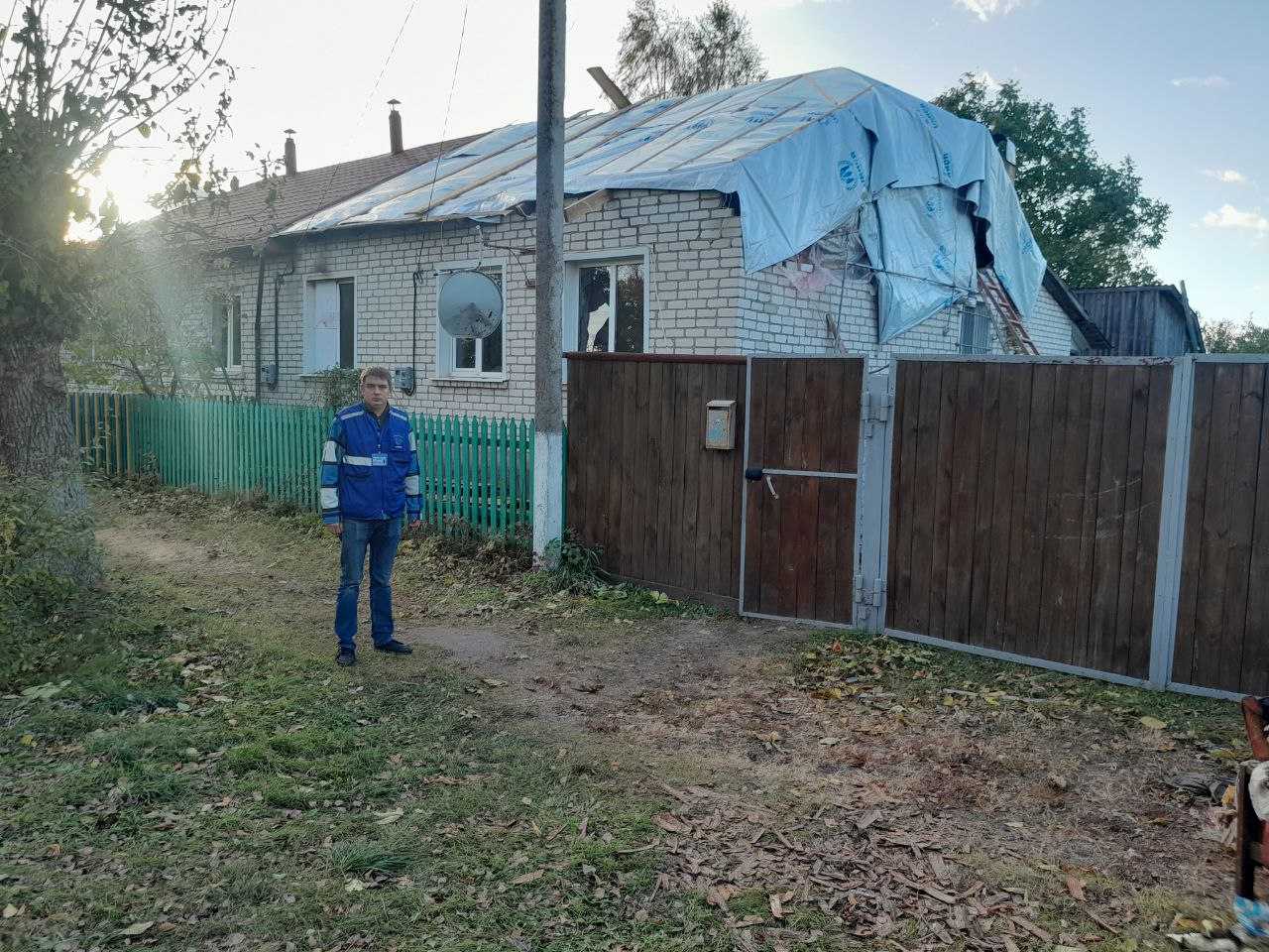 В будинку літньої жінки з міста Дружба пошкоджено 5 вікон